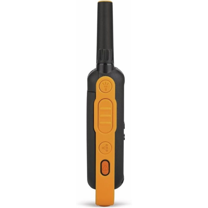 Motorola Talkabout T82 Extreme - Walkie Talkie PMR446 (Pack de 2), Alcance Hasta 10 km, 16 Canales, Resistente IPX4, Linterna LED, Sincronización Fácil